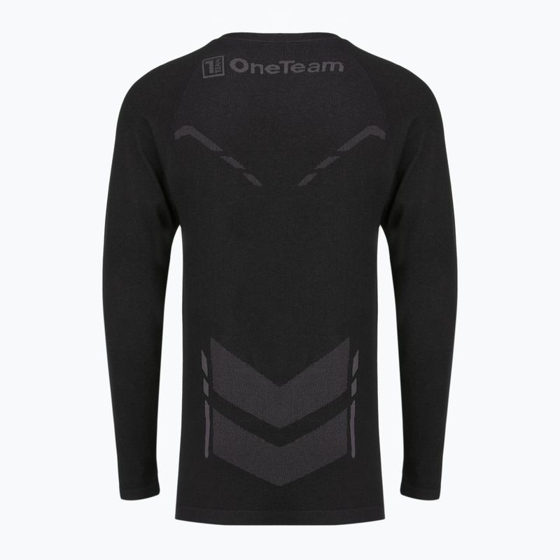 Men's thermal sweatshirt OneTeam ACHILL BAMBOO THERMO LIGHT PLUS black 8