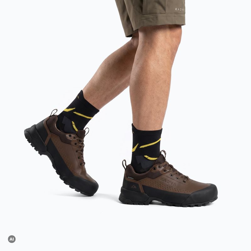 Men's trekking shoes KADVA Strike Low WP brown 2