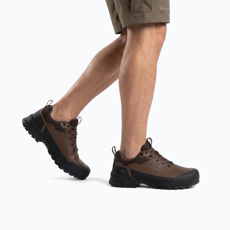 Men's trekking shoes KADVA Strike Low WP brown 2