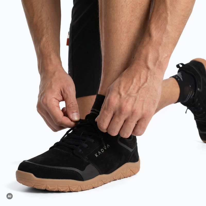 Men's barefoot shoes KADVA ROOT black 5