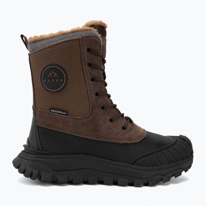 Men's KADVA Fitzroy Mid WP brown snow boots 2