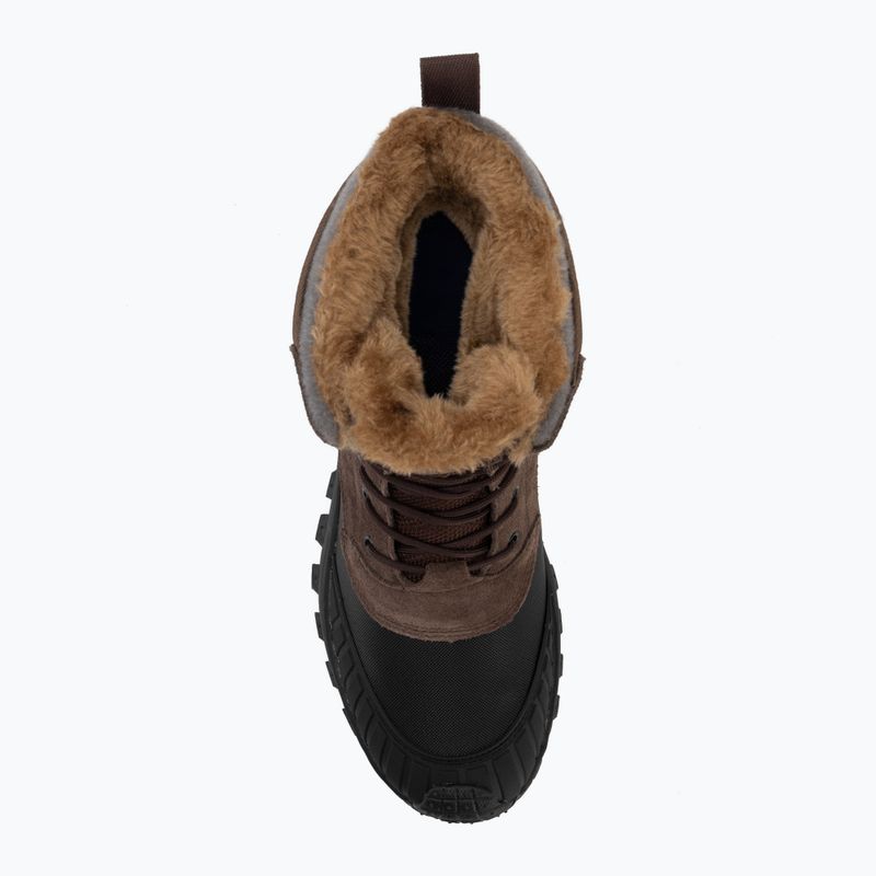 Men's KADVA Fitzroy Mid WP brown snow boots 5