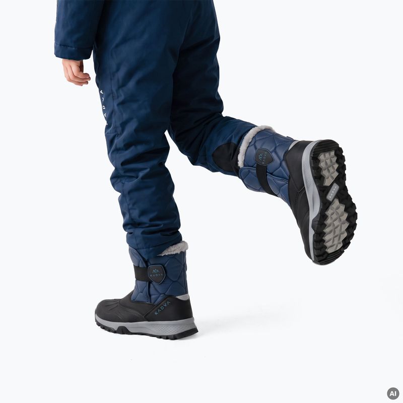 Children's snow boots KADVA Andes WP JR navy blue 3