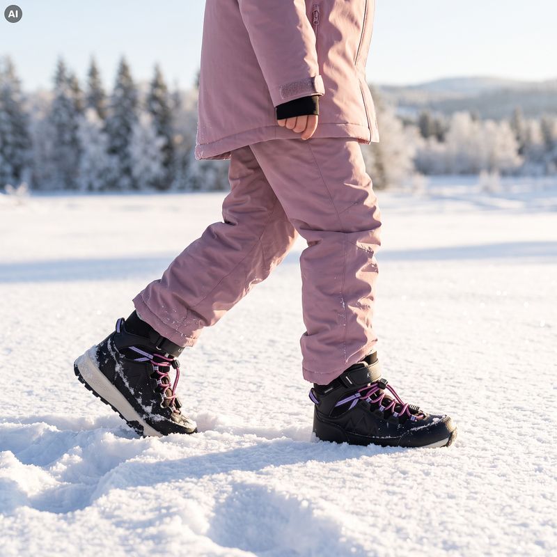 Children's snow boots KADVA Oriko WP JR black 7
