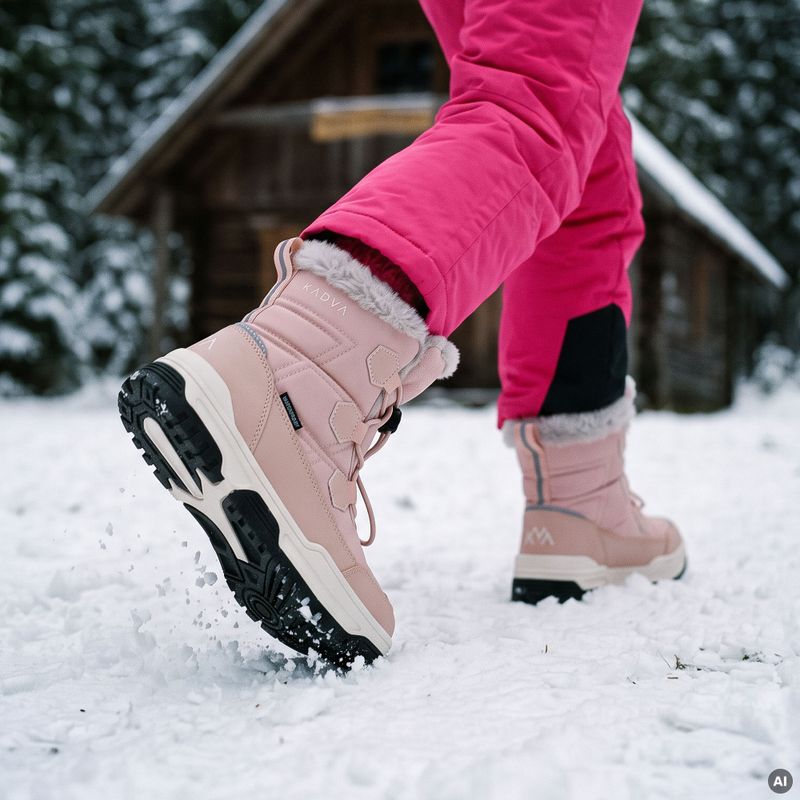 Children's snow boots KADVA Beya WP JRG black 10