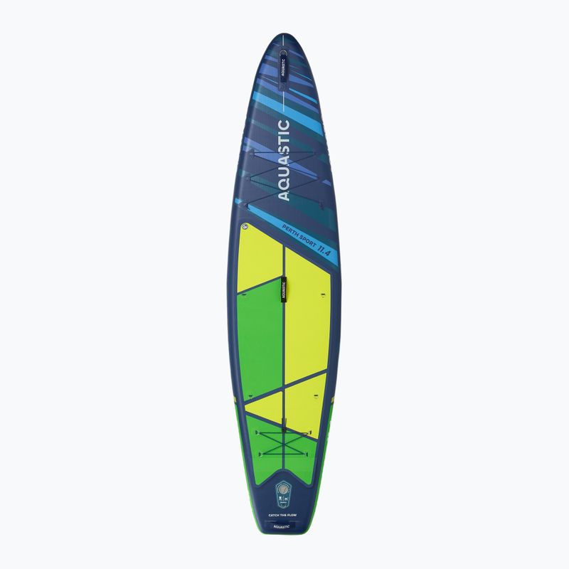 Inflatable board set SUP AQUASTIC Perth Sport 11'4" MSL allround green 3