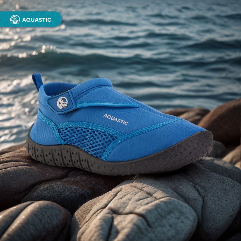 Children's water shoes AQUASTIC Nino navy blue 4