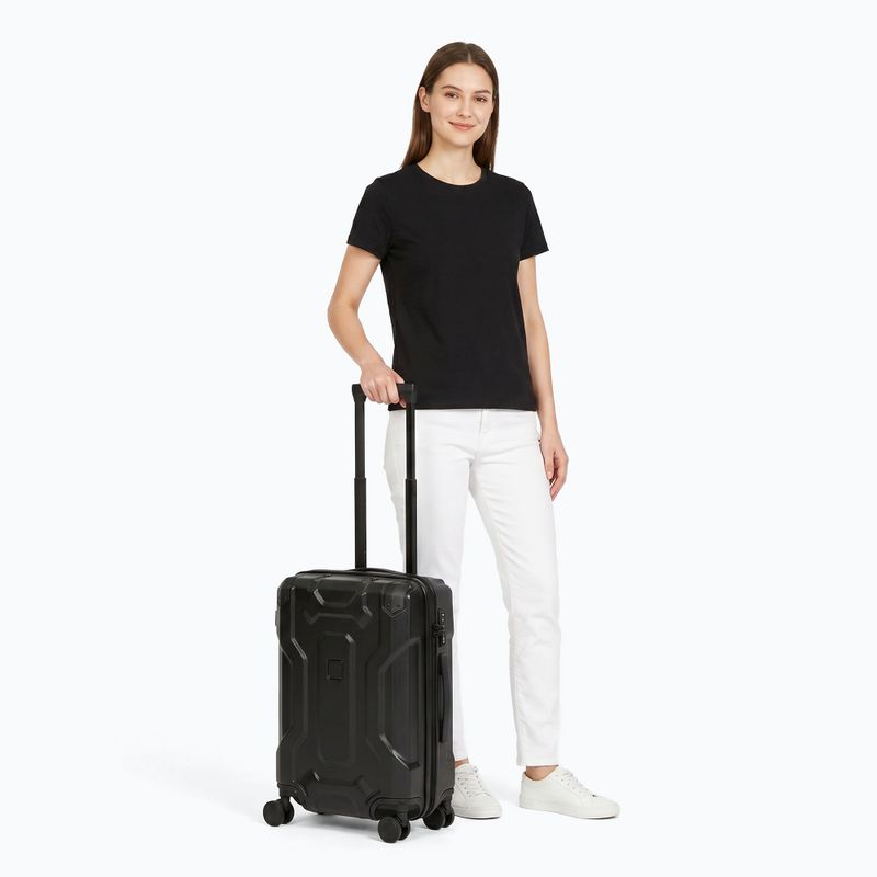 KADVA Roca 41 l black travel suitcase 2