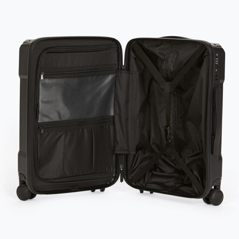 KADVA Roca 41 l black travel suitcase 13