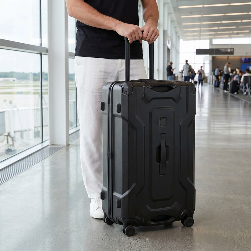 KADVA Roca 120 l travel suitcase black 16