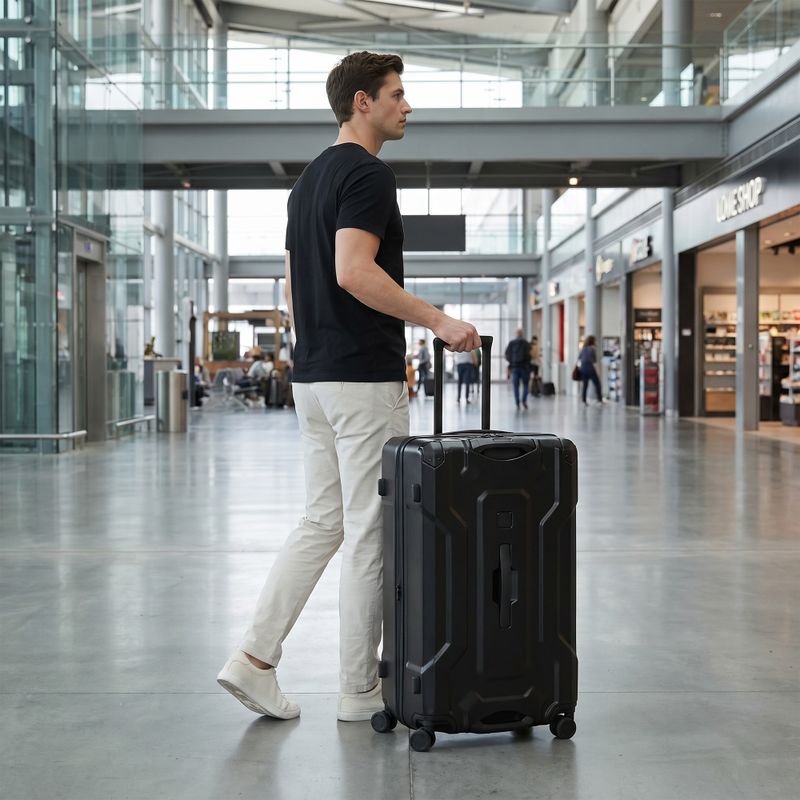 KADVA Roca 120 l travel suitcase black 19