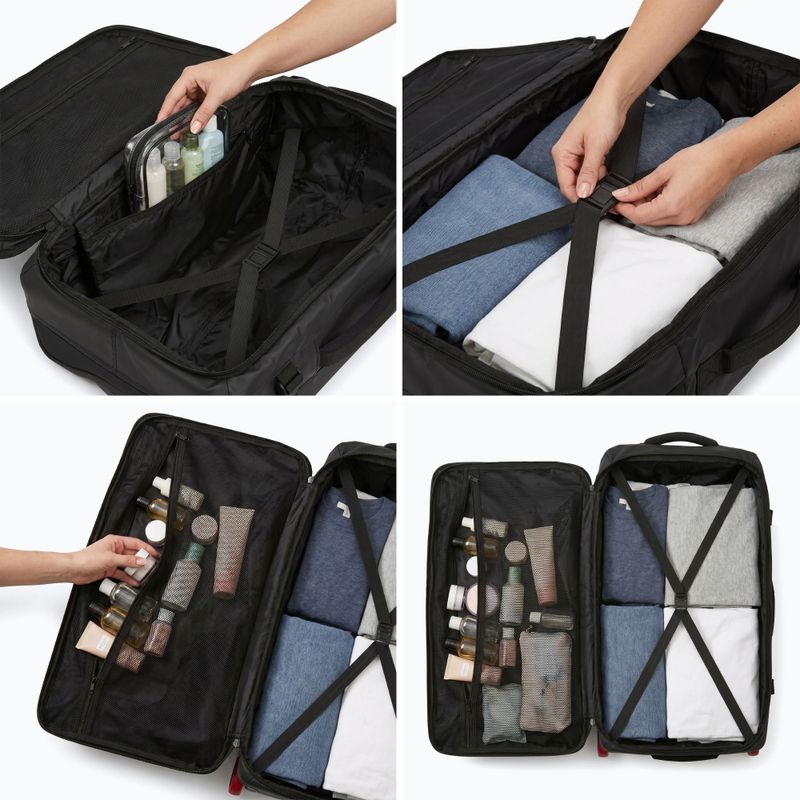 Large travel suitcase KADVA Mons 100 the black 3