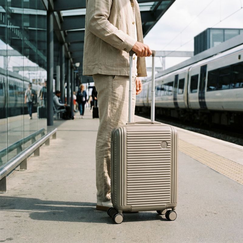 KADVA Palero 38L Cabin Travel Suitcase beige 4