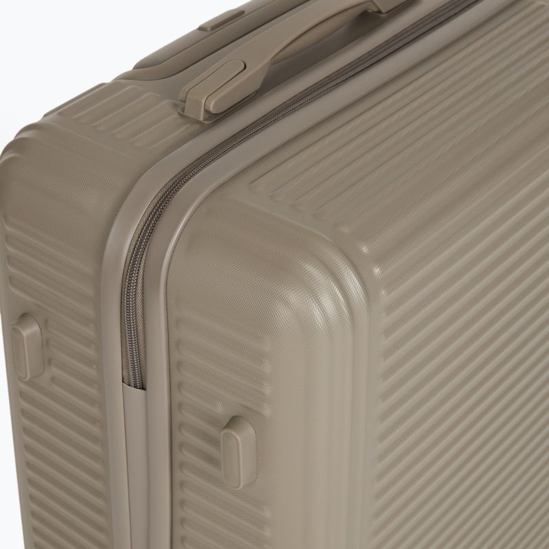 Medium travel suitcase KADVA Palero 64 l beige 10