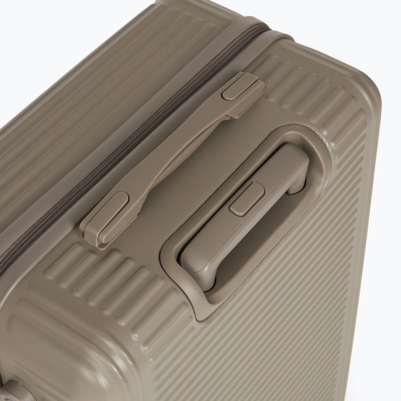 Medium travel suitcase KADVA Palero 64 l beige 11