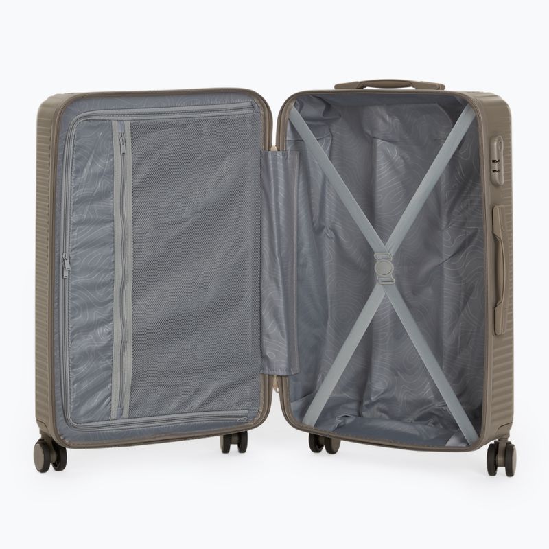 Medium travel suitcase KADVA Palero 64 l beige 13