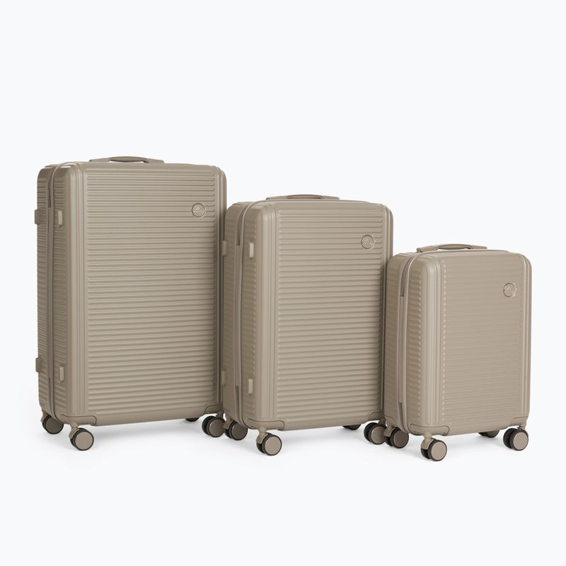 Medium travel suitcase KADVA Palero 64 l beige 14
