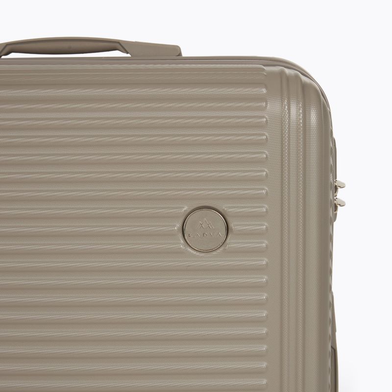 Large travel suitcase KADVA Palero 95 l beige 8