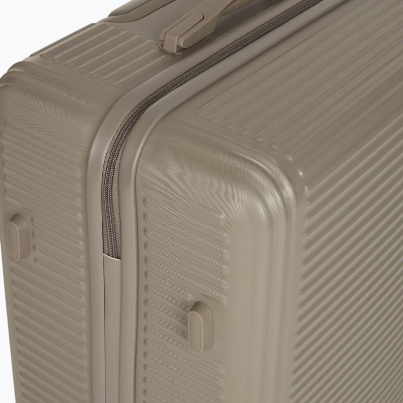 Large travel suitcase KADVA Palero 95 l beige 10