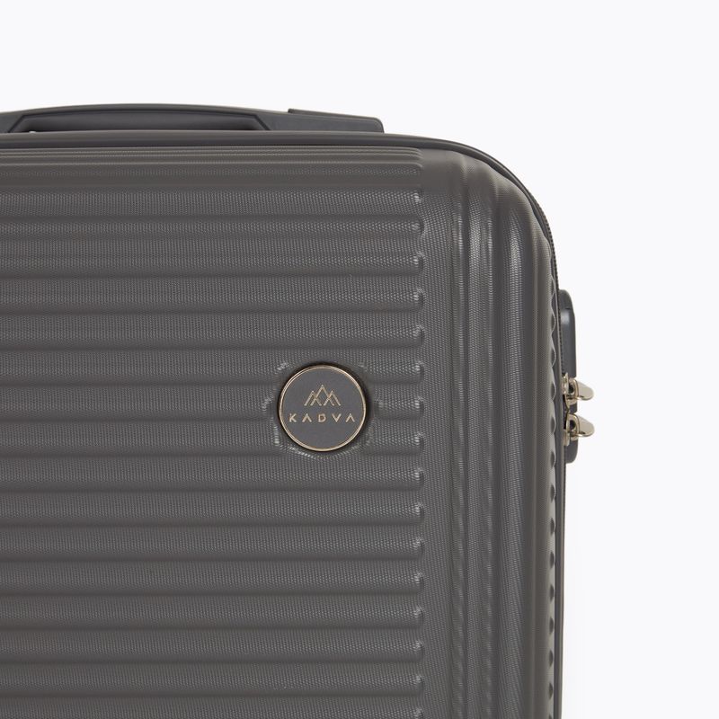 KADVA Palero 38 l Cabin Travel Suitcase Grey 12