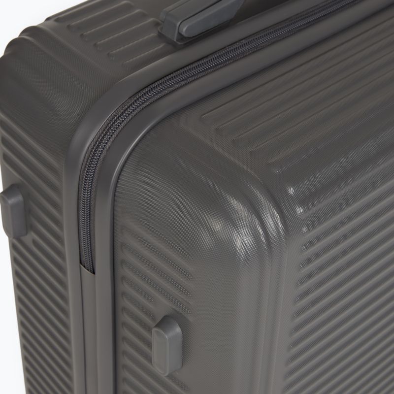 Medium travel suitcase KADVA Palero 64 l grey 10