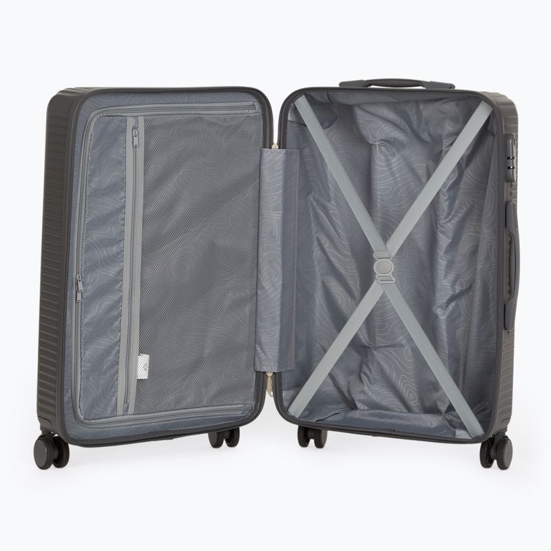 Medium travel suitcase KADVA Palero 64 l grey 13