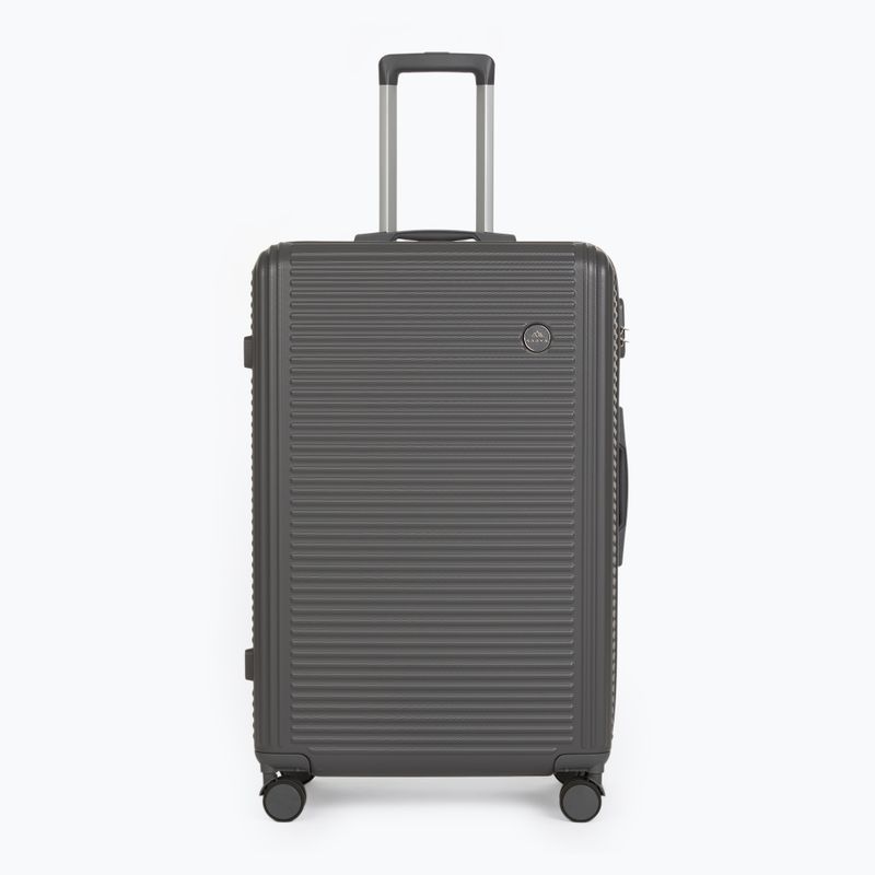 Large travel suitcase KADVA Palero 95 l grey