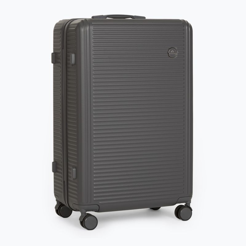 Large travel suitcase KADVA Palero 95 l grey 7