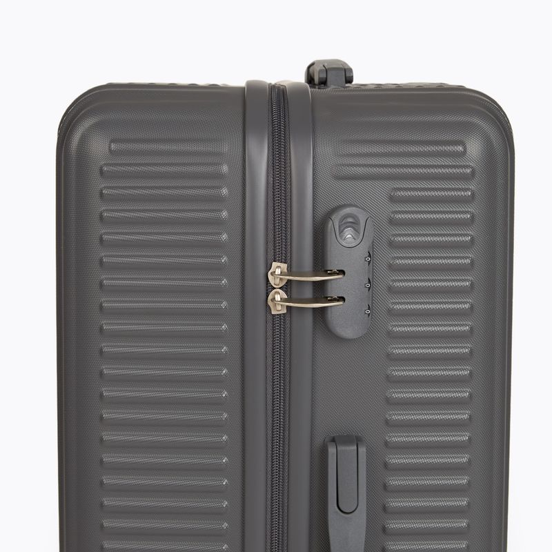 Large travel suitcase KADVA Palero 95 l grey 9
