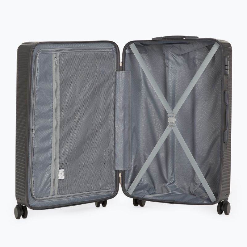 Large travel suitcase KADVA Palero 95 l grey 13