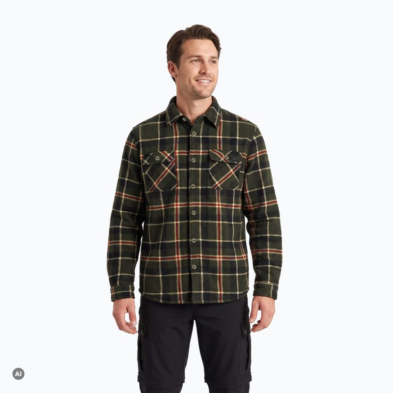 Men's trekking sweatshirt KADVA Walkora green