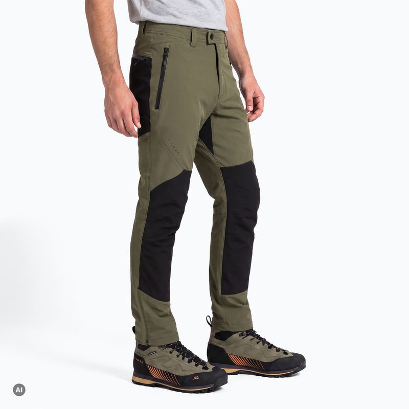 Men's trekking trousers KADVA Woodsy green 3