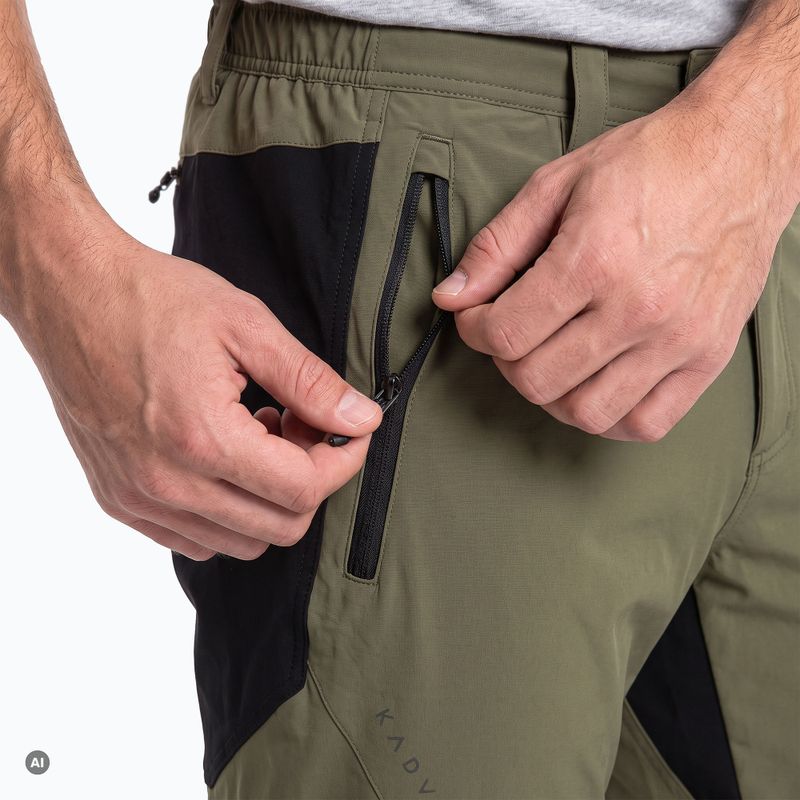 Men's trekking trousers KADVA Woodsy green 4