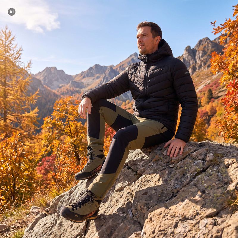 Men's trekking trousers KADVA Woodsy green 9
