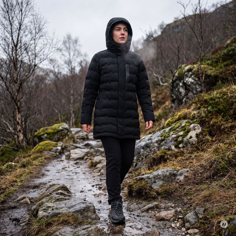 Women's down jacket KADVA Alpine WMNS black 5