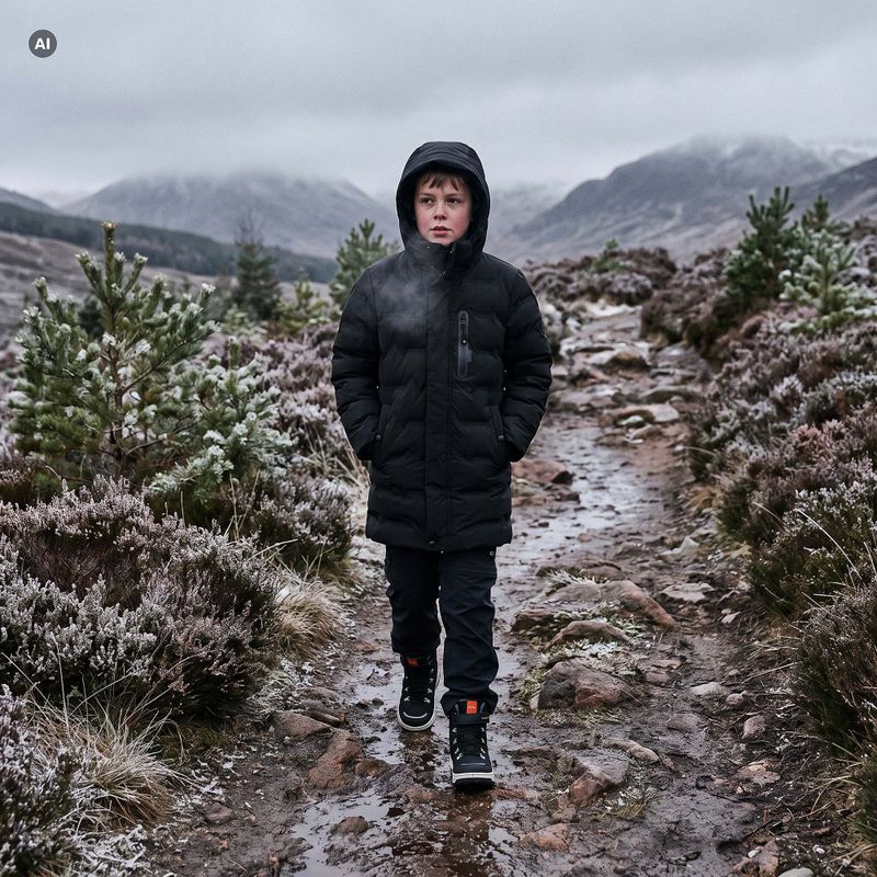 Children's down jacket KADVA City Alpine JR black 6