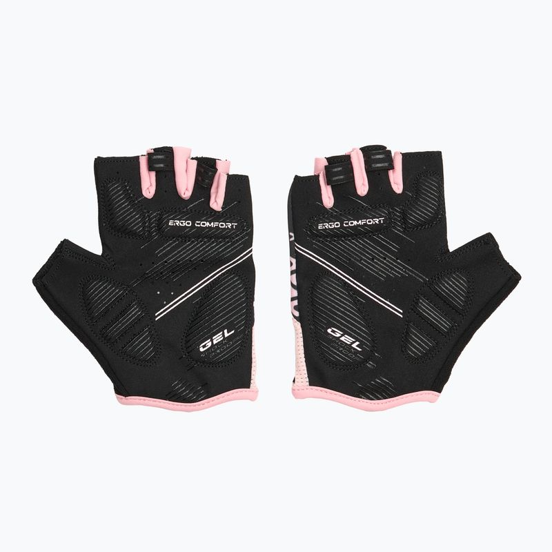 Women's cycling gloves ATTABO Vito WMNS gel shock proof pink/black 3