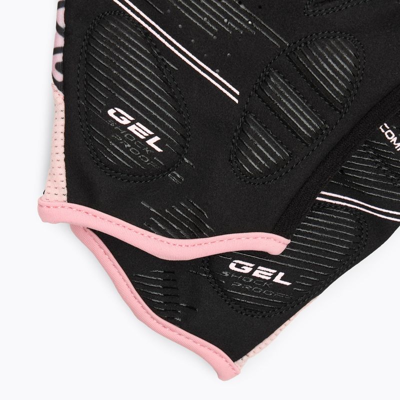 Women's cycling gloves ATTABO Vito WMNS gel shock proof pink/black 5