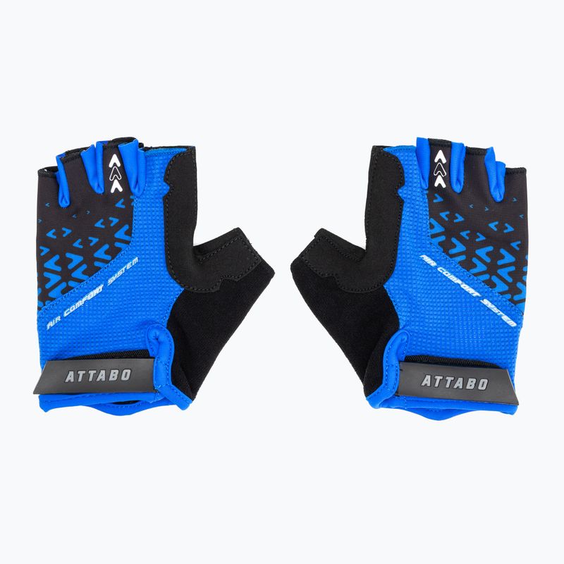 ATTABO Vito gel shock proof cycling gloves blue/black 2