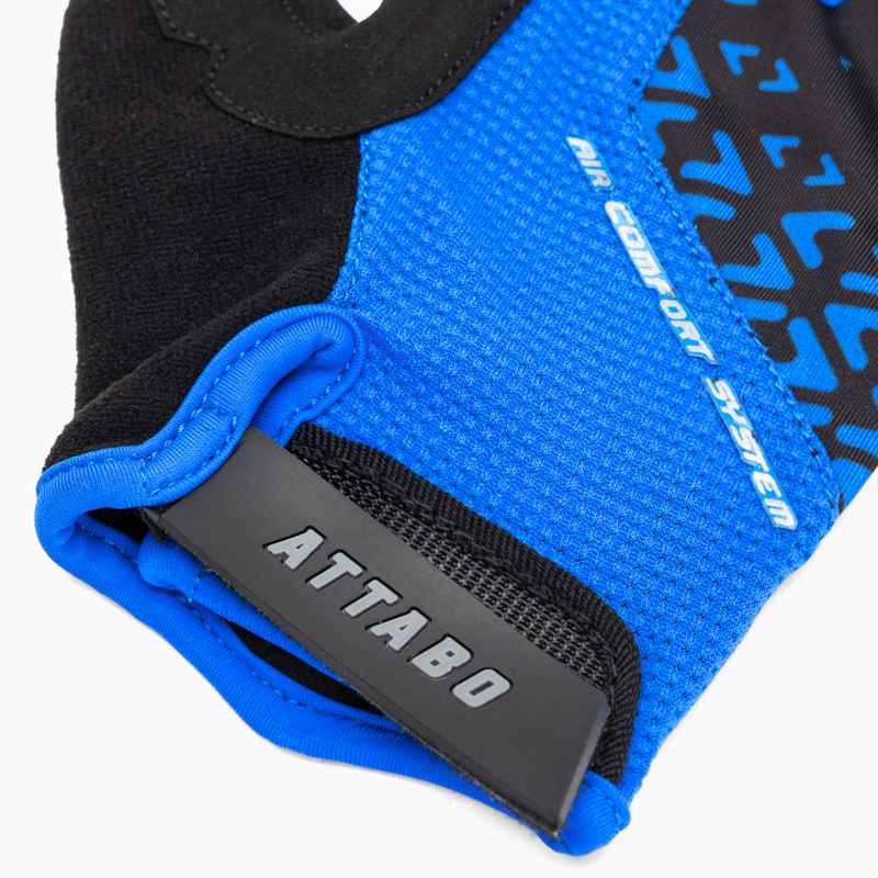 ATTABO Vito gel shock proof cycling gloves blue/black 6