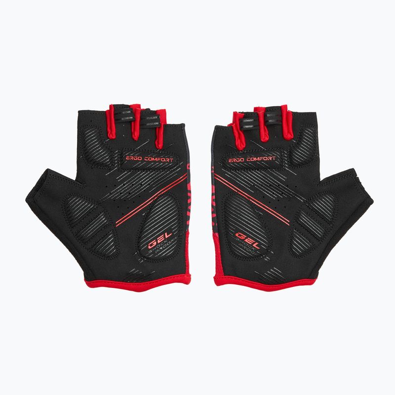 ATTABO Vito gel shock proof red/black cycling gloves 2