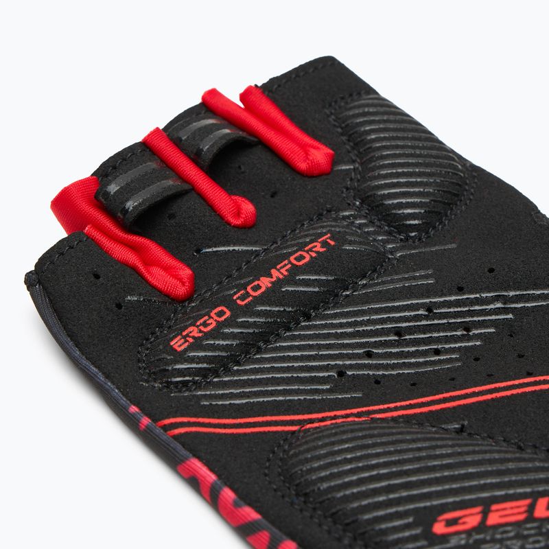 ATTABO Vito gel shock proof red/black cycling gloves 4