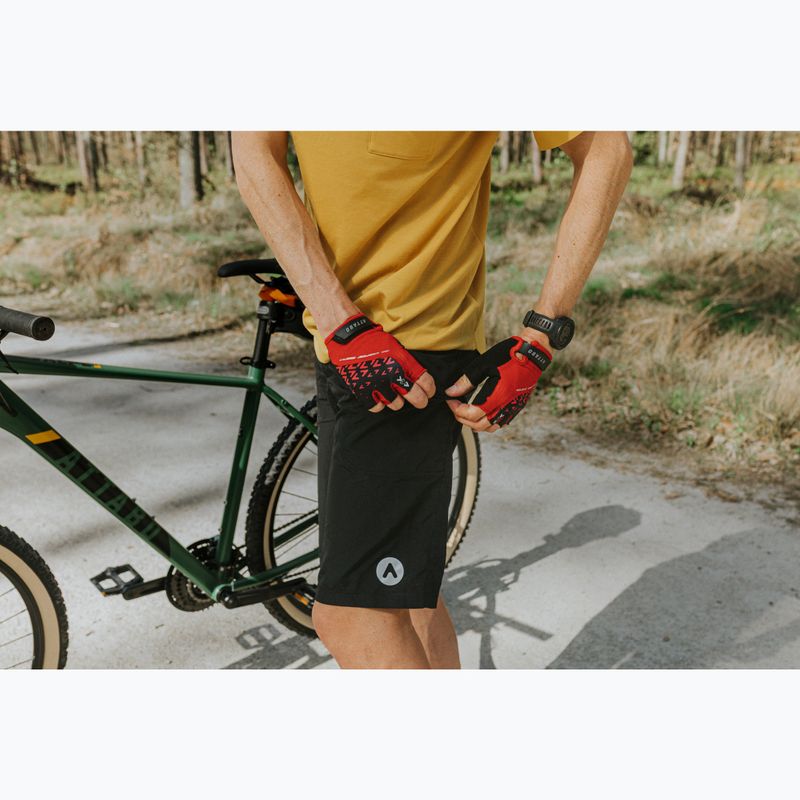 ATTABO Vito gel shock proof red/black cycling gloves 11