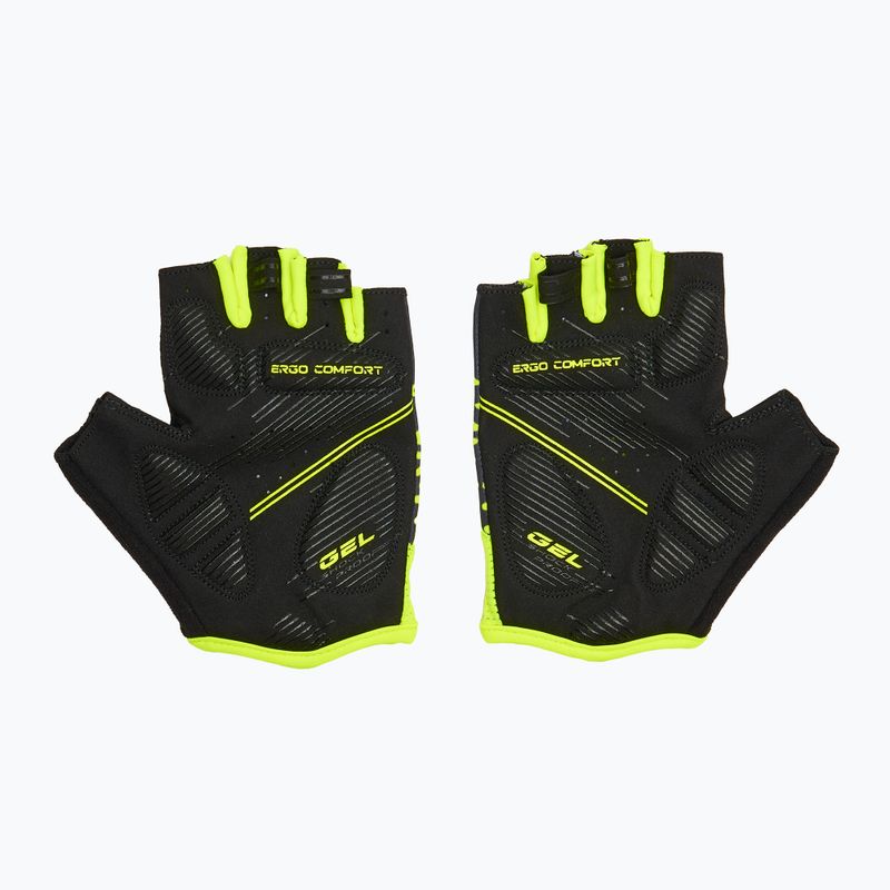 ATTABO Vito gel shock proof lime/black cycling gloves 3