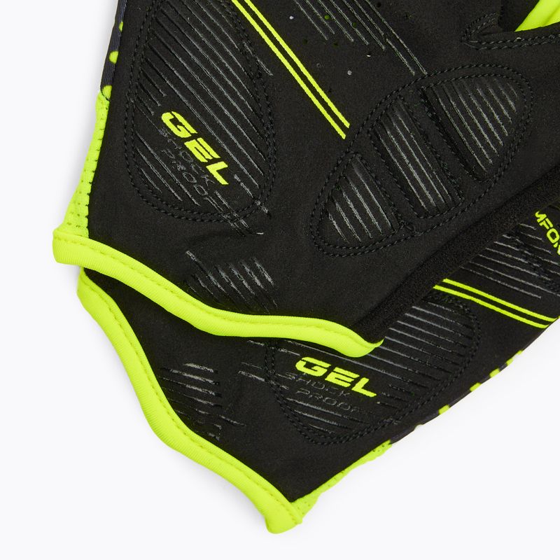 ATTABO Vito gel shock proof lime/black cycling gloves 5