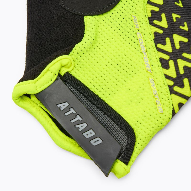 ATTABO Vito gel shock proof lime/black cycling gloves 6