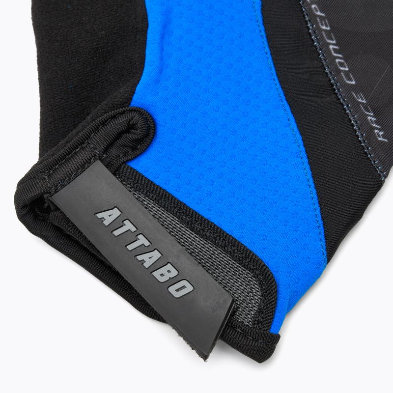 ATTABO Kinu Pro shock absorbing system blue/black cycling gloves 6
