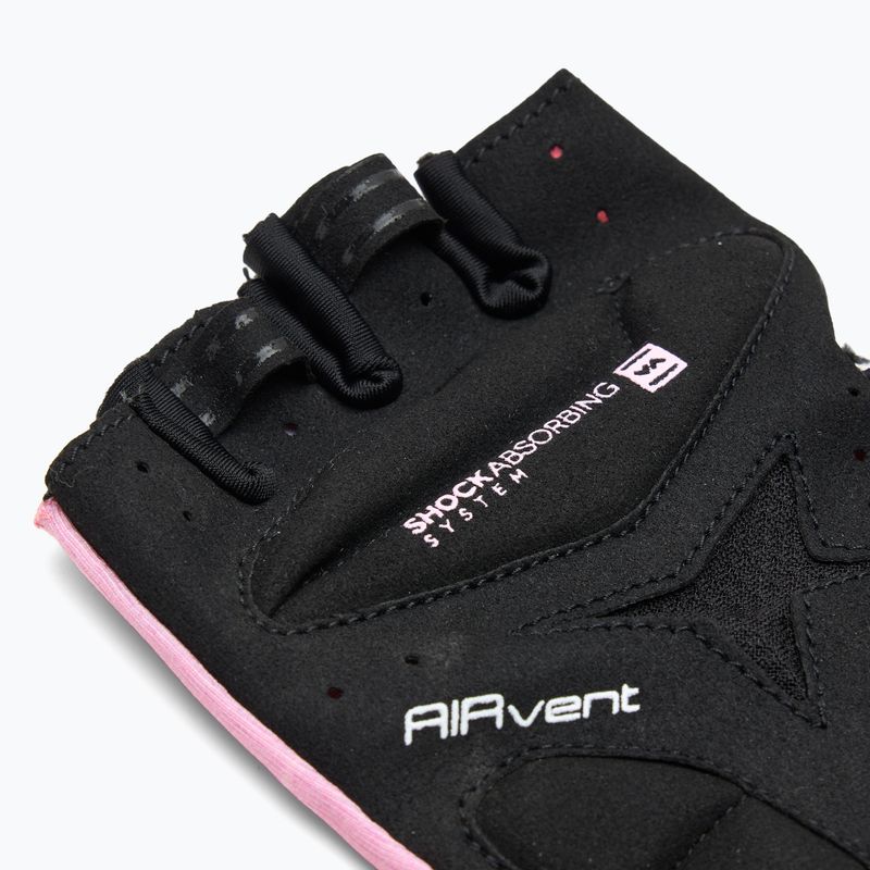 Women's cycling gloves ATTABO Kinu Pro WMNS shock absorbing system pink/black 6