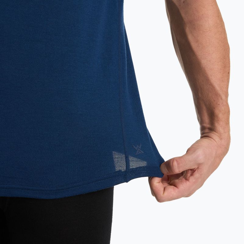 Men's thermal T-shirt WOOLCANO Merino 100% TEE0546 navy blue 6