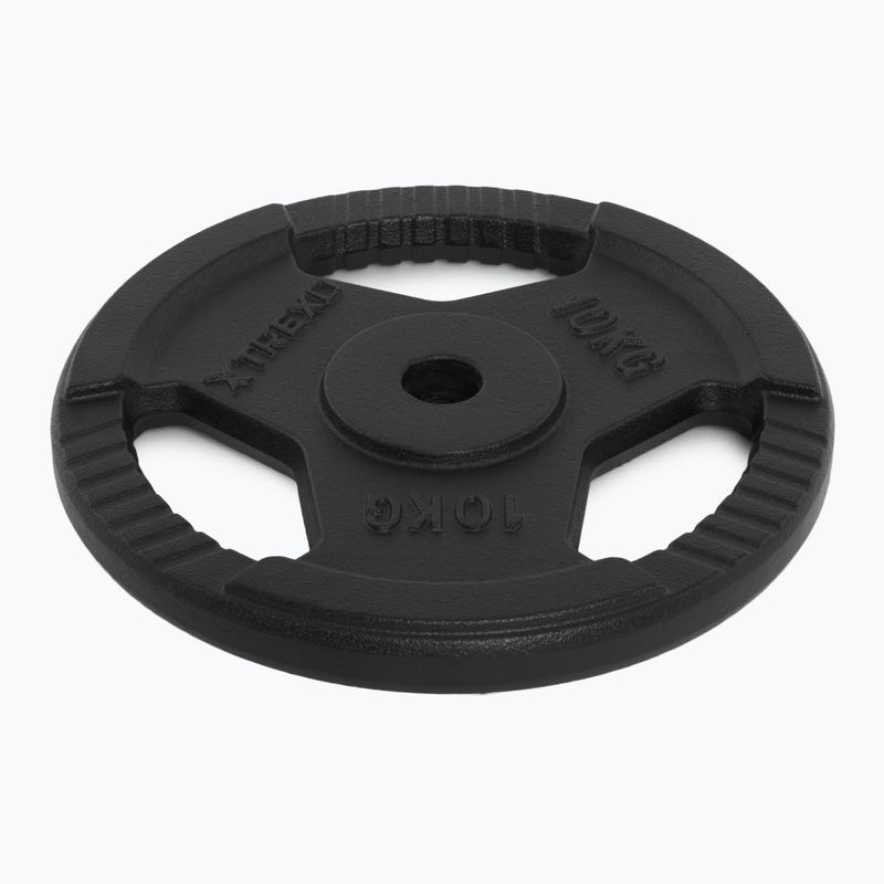 Cast iron weight XTREXO TRX-ICP010 10 kg chrome